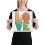 Letters of Love Canvas Print