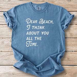 Dear Beach Script Tee