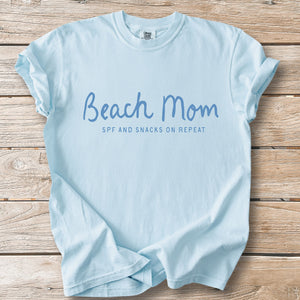 Beach Mom Script Tee