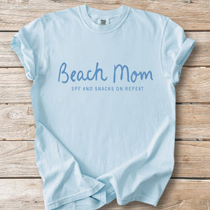Beach Mom Script Tee