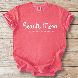 Beach Mom Script Tee