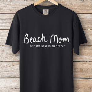 Beach Mom Script Tee
