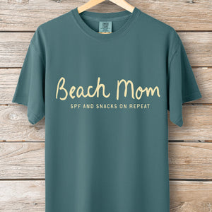 Beach Mom Script Tee