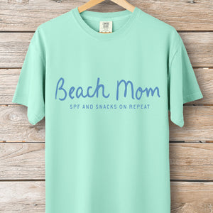 Beach Mom Script Tee
