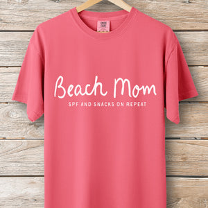 Beach Mom Script Tee