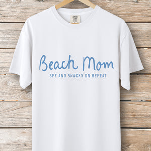 Beach Mom Script Tee