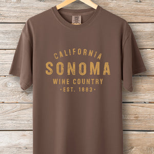 Sonoma Wine Stamp Tee