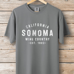 Sonoma Wine Stamp Tee
