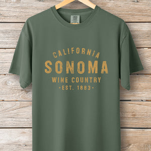 Sonoma Wine Stamp Tee