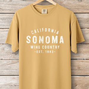 Sonoma Wine Stamp Tee