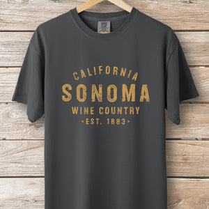 Sonoma Wine Stamp Tee