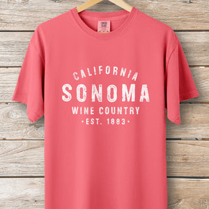 Sonoma Wine Stamp Tee