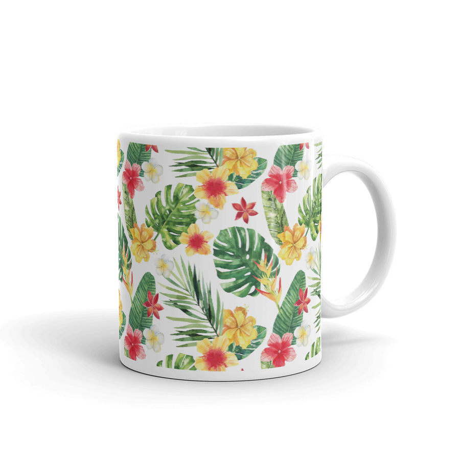 Hibiscus Print Mug