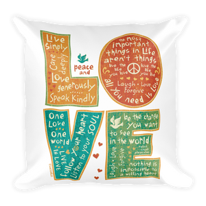 Letters of Love Pillow