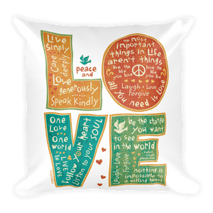 Letters of Love Pillow